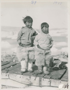 Image of Two small boys at Cape York